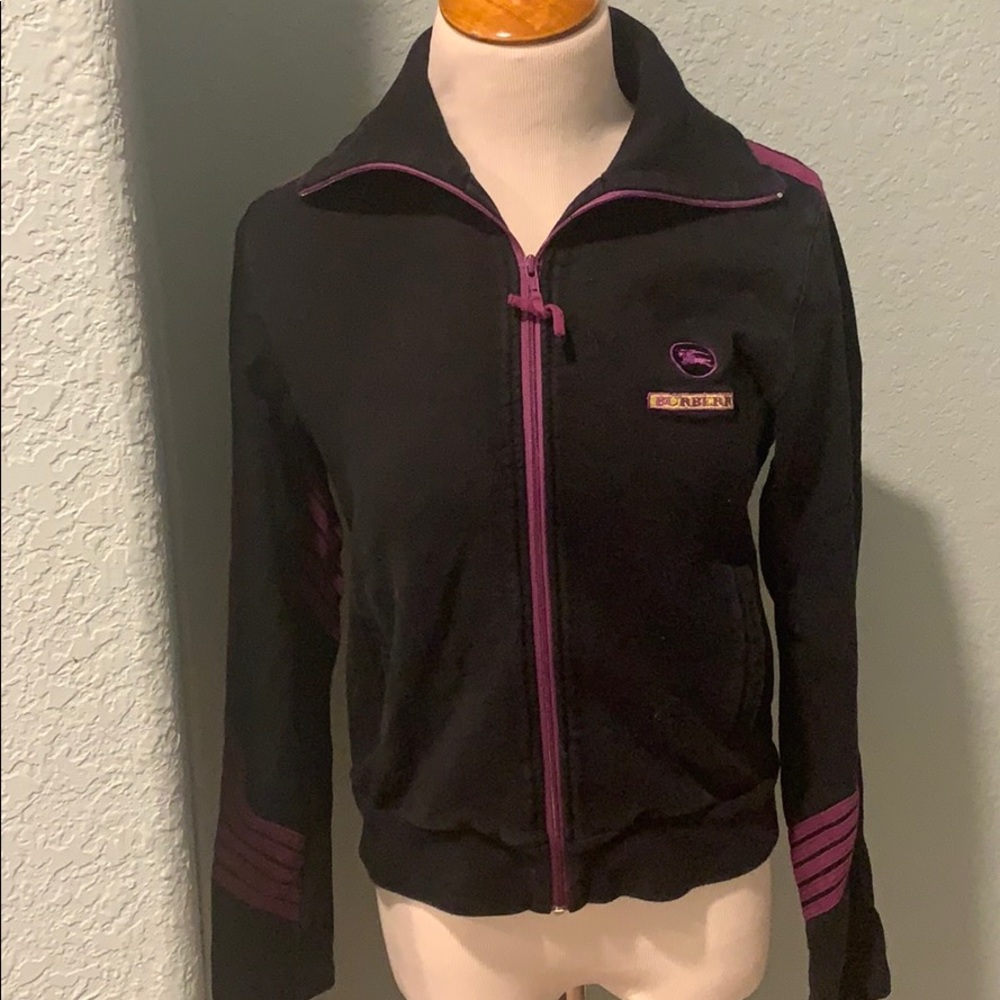 Burberry light sweatshirt zip up.